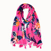 Doenya Sjaal ‘Hot Pink Jungle' , boho, Ibiza stijl - Doendoe Webshop