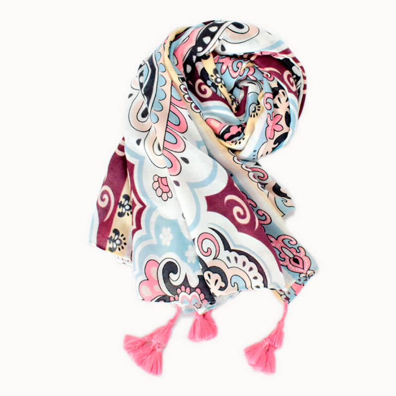 Doenya Sjaal ‘Indian Romance' , boho, Ibiza stijl - Doendoe Webshop
