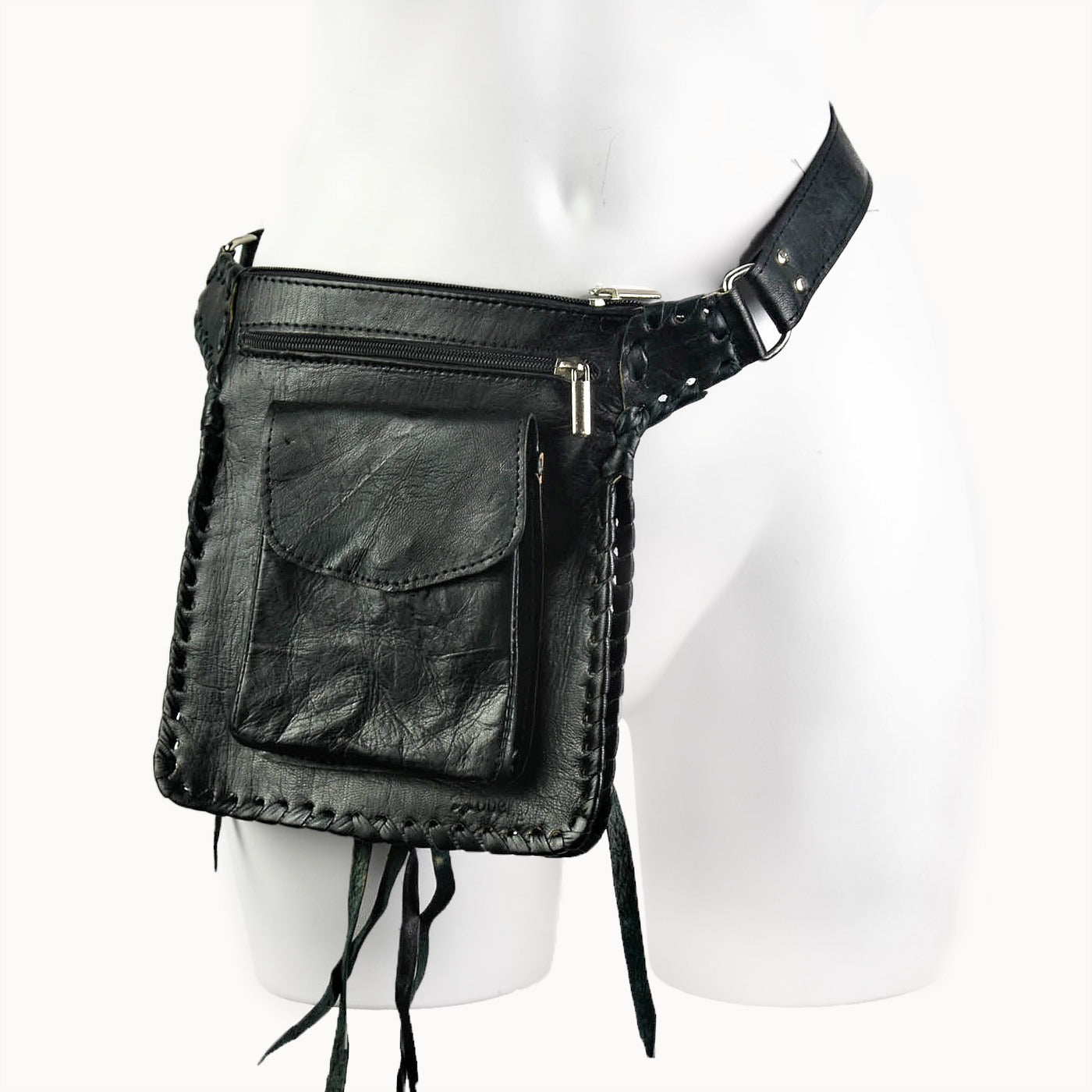 Doenya Heuptas 'Elsa' zwart, boho, Ibiza stijl - Doendoe Webshop
