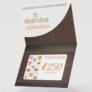 Doenya Doendoe Cadeaubon €250.00, boho, Ibiza stijl - Doendoe Webshop